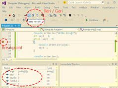 C# Dersleri: Breakpoint Kullanımı C# Breakpoint Kullanımı