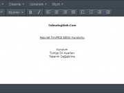 Asp.net TinyMCE Editör Kurulumu Asp.net TinyMCE Editör Kurulumu